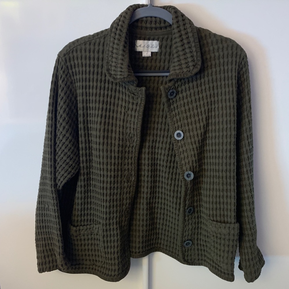 Mododoc signature waffle fabric jacket